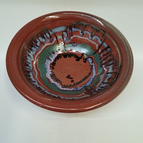 #250518 Bowl, Red Fiesta $22 at Hunter Wolff Gallery